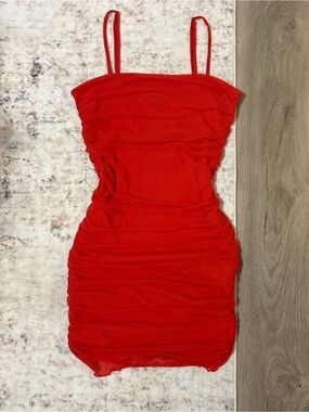 Forever21 Cinched Bodycon Sleeveless Mini Dress